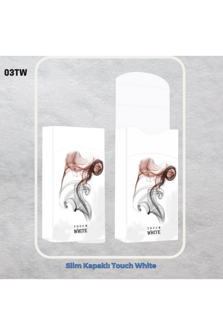 Slim Kapaklı Touch White Slim Kapaklı Touch White